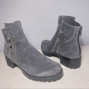 DOLCE VITA Precia Grey Suede Boots Size 6.5 (or 7)